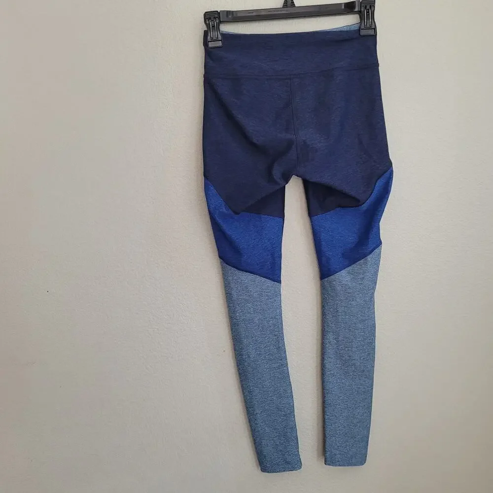 Outdoor Voices Women's 7/8 Ankle Legging Size XS Multicolor Polyester Colorblock